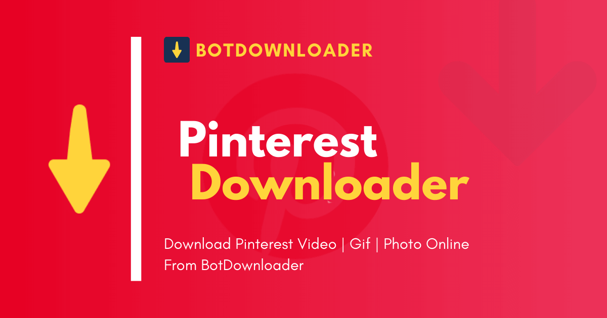 PinSaver - Download Pinterest Video